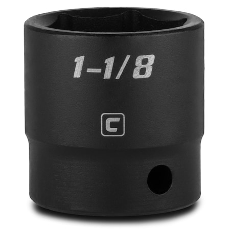 1/2 In Drive 1-1/8 In 6-Point SAE Shallow Impact Socket